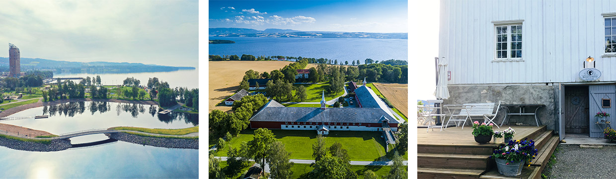 Mjøsparken, Hoel farm and Kvarstad farm