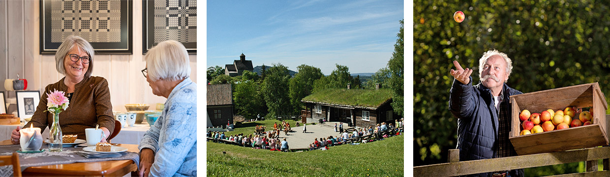 Cultural pearls in Innlandet - Grinakervev, Hadeland Folk museum and Hemlaga on Næs