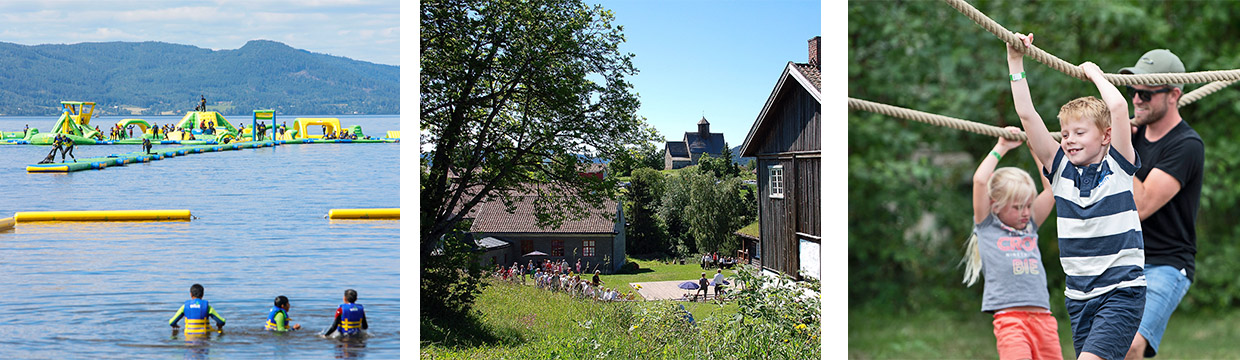 sun, lakes and museum