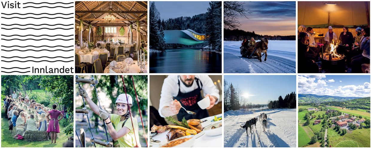 Visit Innlandet - Diverse småbilder og logo|